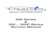300 Series 360 – 360P Series Service Manual - Clearion …clearionwater.com/upload/documents/products/20130328-300-360-360P...300 Series / 360 – 360P Series pg. 3 Normal Operation