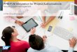 Access Control Management - SAP Service Marketplace -PLM Integration for Project Authorizations Access Control Management ... the process of managing project authorizations based on