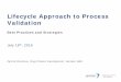 Lifecycle Approach to Process Validationc.ymcdn.com/sites/€“ 2011 FDA Process Validation Guidance: “With a lifecycle approach to process validation that employs risk based 