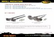 InstalL Instructions - Trail Gear · longfield suzuki rear axle set 303765-3-kit ... are using the old style bearings, install the bearing ... InstalL Instructions (Cont'd.) step