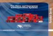 Fire Alarm and Emergency Communications Systems ... - … · Hybrid Conventional / Addressable 25 point panel ... to monitor up to 200 addressable control panels (nodes) with accessories