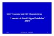 Lesson-14: Small Signal Model of   Devices... · PDF fileEDC Transistor and FET Characteristics Lesson-14: Small Signal Model of JFET. ... AC Equivalent Circuit