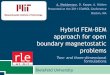Hybrid FEM-BEM approach for open boundary … University . D2 PHYSICS . Hybrid FEM-BEM approach for open boundary magnetostatic problems . Two- and three-dimensional formulations 