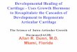 Developmental Healing of Cartilage - Uses Growth … · Developmental Healing of Cartilage - Uses Growth Hormone to Recapitulate the Cascades of Development to Regenerate Articular