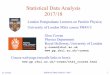 Statistical Data Analysis 2017/18 - Royal Holloway, cowan/stat/stat_1.pdfR.J. Barlow, Statistics: A Guide to the Use of Statistical Methods in the Physical Sciences, Wiley, 1989 Ilya