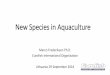 New Species in Aquaculture - Eurofishworkshop.eurofish.dk/Presentations/Marco_Frederiksen.pdf · •Fresh water: sturgeon, African catfish, ... breeding and hatchery technology 
