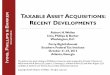 Barker TAXABLE RECENT ASSET DEVELOPMENTS … RHW F SFTI Slides.pdfIvins, Phillips & Barker Chartered Asset Sale Mechanisms The tax treatment: • Asset sale by a corporate subsidiary