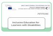 Inclusive Education for Learners ... - European S    Inclusive education is a national
