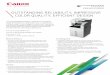 OUTSTANDING RELIABILITY, IMPRESSIVE COLOR …brochure.copiercatalog.com/canon/iRADV-C3500Srs-Brochure.pdf · 2017-03-14 · The imageRUNNER ADVANCE C3500 Series is designed to deliver