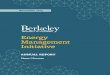 Energy Management Initiative - Sustainability & Energysustainability.berkeley.edu/sites/default/files/EMIAnnualReport13.pdf · 2 In April 2012, UC Berkeley’s Energy Management initiative