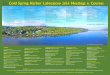 CSHL 2018 Meetings & Coursesmeetings.cshl.edu/2018_poster.pdf · Cold Spring Harbor Laboratory 2018 Meetings & Courses Meetings Systems Biology: Global Regulation of Gene Expression