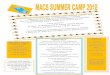 Weekly Fees · Tiger World Zootastic Park ... camp newsletter and ... Return with $75 Registration fee per family and first week’s payment in full per child