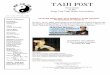 TAIJI P0ST - Pengyou Taiji · Chen Style Taijiquan Essential 18 ... Taiji Qigong, Taiji for ... my only exercise for several months was gentle stretching small controlled movements