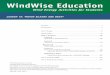 WindWise Education Contents - Amazon S3 · older windmills? Why? n How many blades do most wind turbines have? ... on the worksheet and make a graph of their data to present to the