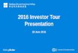 2016 Investor Tour Presentation - hthkh.com • These materials have been prepared by and are proprietary to Hutchison Telecommunications Hong Kong Holdings Limited (HTHKH) solely