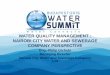 WATER QUALITY MANAGEMENT : NAIROBI CITY … · WATER QUALITY MANAGEMENT : NAIROBI CITY WATER AND SEWERAGE COMPANY PERSPECTIVE Eng. Philip Gichuki Managing Director Nairobi City Water