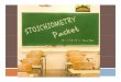 I. Stoichiometry · I. Stoichiometry All stoichiometry problems are solved by converting the given units into the units that you are looking for (moles or grams)