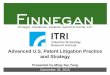 Advanced U.S. Patent Litigation Practice and Strategy Brand Presentation... · Advanced U.S. Patent Litigation Practice and Strategy December 25, 2015 Presented by Ming-Tao Yang 