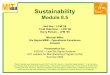 8.5--Sustainability (Bar, Robinson, Person) - ESPOL · Sustainability Module 8.5 Michael Miller Amazon ... and in some cases by student teams ... 