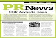 CSR Awards Issue - PR News · methods, including a letter ... suspiciously shallow obsession with goodwill, threaten to dismantle ... Chris Hammond - Wells Fargo