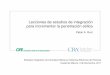 Lecciones de estudios de integración para incrementar … de estudios de integración para incrementar la penetración eólica Pablo A. Ruiz Simposio Integración de Centrales Eólicas