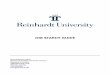 JOB SEARCH GUIDE - reinhardt.edu · JOB SEARCH GUIDE Karen ... , Parents & Roles, Contemporary Theory from a Sociological Perspective, Human Development ... • Substitute Pianist,