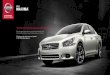 2014 MAXMAI - Auto-Brochures.com · Nissan Maxima ® sV shown in Charcoal Leather with Premium and Tech Packages. What makes a sedan feel like a sports car?It takes more than stats
