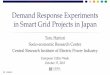Demand Response Experiments in Smart Grid … Research Institute of Electric Power Industry Demand Response Experiments in Smart Grid Projects in Japan Toru Hattori Socio-economic