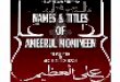 Names & Titles Of Ameerul Momineen - and Titles of Ameer Ul Momineen.. · PDF file(asws) is the true and rightful Ameerul Momineen) 3 times (Mashariqul Anwar ul Yaqeen page no 170-173)
