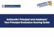 AchieveNJ: Principal and Assistant/Vice Principal … Principal Evaluation Scoring Guide 2 Overview • This presentation provides information on how districts compile evaluation ratings