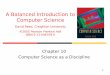 A Balanced Introduction to Computer Science · A Balanced Introduction to Computer Science David Reed, ... networking – connecting ... almost all secure communications …