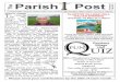 Parish Post Number 48 - The Clunbury Parish Website · 2014-04-29 · The Parish Post Number 48 May 2014 ... have a few hens scratching about the garden and may in the ... Why not