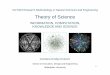 Theory of Science - MDH · The universe as a living entity isThe universe, ... versa, th i i f ti ith t t ti ( ll i f tithere is no information without computation (all information