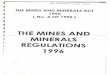 THE MINES AND MINERALS ACT - Faolexextwprlegs1.fao.org/docs/pdf/sol137489.pdf · the mines and minerals act 1990 ... assignment, transfer and encumbrance of a mineral right 44. 