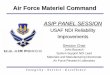 Air Force Materiel Command - ASIP Conference Force Materiel Command I n t e g r i t y - S e r v i c e - E x c e l l e n c e ASIP PANEL SESSION USAF NDI Reliability Improvements 