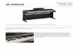 YDP-162 - Ackerman Music · With its newly developed keyboard, piano sound and cabinet design, the YDP-162 is a superb digital piano both ... "50 Greats for the Piano."