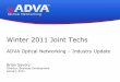 Winter 2011 Joint Techs - .Winter 2011 Joint Techs ADVA Optical Networking ... FSP NM End to End