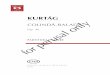 KURTÁG - Kotta.info - for perusal.pdf · kurtág györgy colinda-balada tenor szólóra, kórusra és kamaraegyüttesre for tenor solo, chorus and chamber ensemble partitúra –