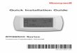 Touchscreen Programmable Thermostat - Honeywell · Touchscreen Programmable Thermostat 69-2219EF-03 Quick Installation Guide. 69-2219EF—03 ii Installation is Easy Label wires and