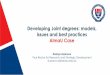 Developing Joint degrees: models, issues and best ...convention.eduniversal.com/docs/pr2015/16.pdf · People International MBA's,- PTPI" license ... and MBA module in Marketing and