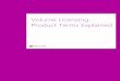 Volume Licensing Product Terms Explained · MDOP: Microsoft Desktop Optimization Pack ... Microsoft Volume Licensing Product Terms Explained July 2015 3 What Is Microsoft Volume Licensing?