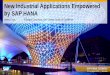 New Industrial Applications Empowered by SAP .New Industrial Applications Empowered by SAP HANA SAP
