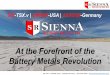 At the Forefront of the Battery Metals Revolution · forward looking statement, ... Source: UBS Deutsche Bank, Tesla, ... Zn) massive sulfide mineralization Bergslagen Sweden Project