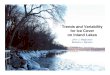 Trends and Variability for Ice Cover on Inland Lakes · on Inland Lakes John J. Magnuson ... Coherent Dynamics and Spatial Pattern. Area Differences in Coherence 0.19 ... 8 per. Mov
