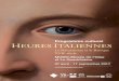 Programme culturel HEURES ITALIENNES - - Heures...  Programme culturel HEURES ITALIENNES Le Naturalisme