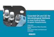 Essential QA and QC for Microbiological .Essential QA and QC for Microbiological Methods ... Senior