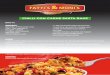 CHILLI CON CARNE PASTA BAKE - fattisandmonis.com · CHILLI CON CARNE PASTA BAKE Serves 4-6 INGREDIENTS: 300g Fatti’s & Moni’s pasta screws 20ml + 30ml vegetable oil 10ml garlic,