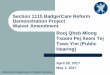 Section 1115 BadgerCare Reform Demonstration Project ... · Wisconsin Department of Health Services . Section 1115 BadgerCare Reform Demonstration Project Waiver Amendment Rooj Qheb