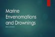 Marine Envenomations and Drownings - … envenomations ... Common marine venom apparatus ... Local wound care, antihistamines, topical anesthetics, steroids?