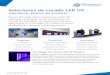 Soluciones de curado LED UV · selección de LED, óptica avanzada, gestión térmica y control electrónico ... x 10 1 2 Refrigerados por aire Refrigerados por aire. Nombre del producto